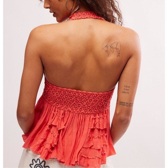 Free People NWT Adela Halter Large - Picture 3 of 13